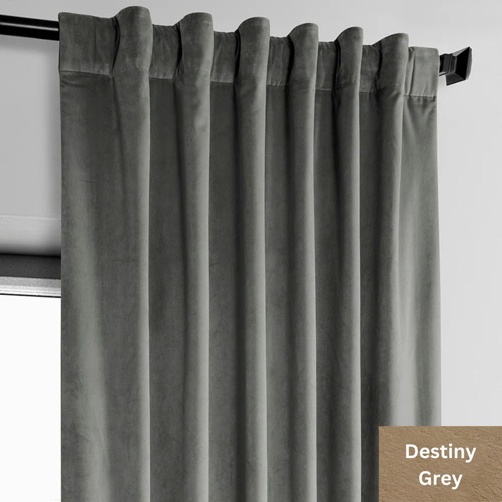 Luxury Velvet Curtains | Cotton Velvet | Thermal & Blackout Lining | Standard & Made to Measure Sizing