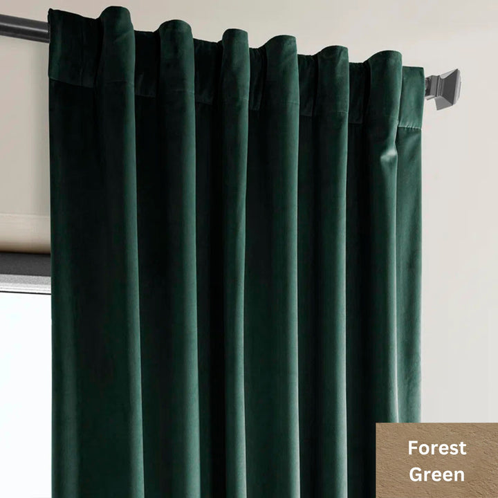 Luxury Velvet Curtains | Cotton Velvet | Thermal & Blackout Lining | Standard & Made to Measure Sizing