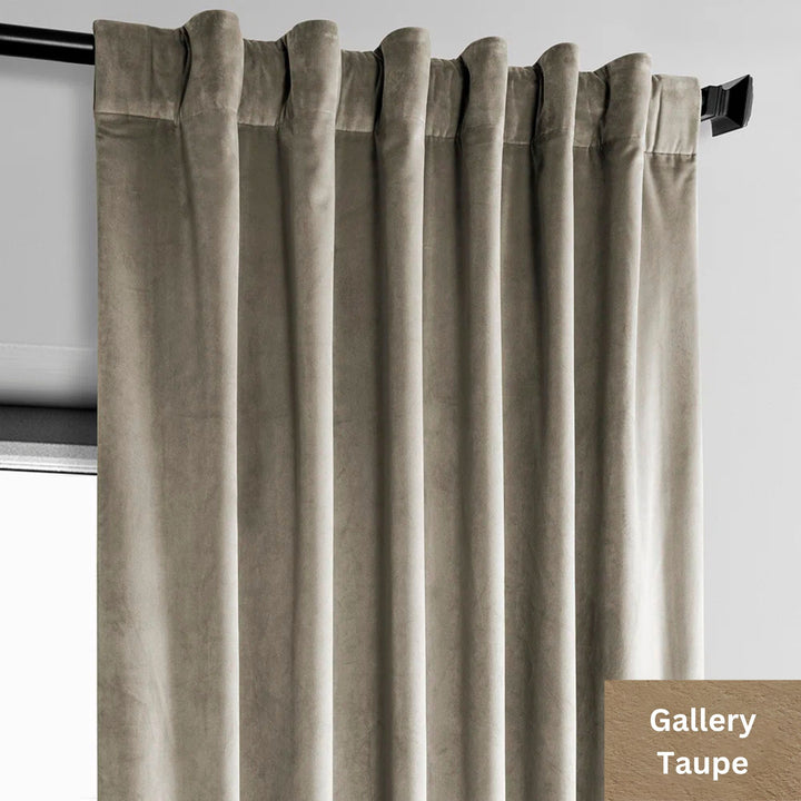 Luxury Velvet Curtains | Cotton Velvet | Thermal & Blackout Lining | Standard & Made to Measure Sizing