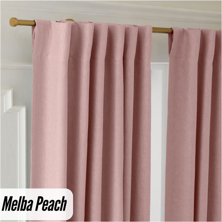 Organic Hemp Curtains - Blackout & Light Filtering | GOTS Certified | Single or Pair