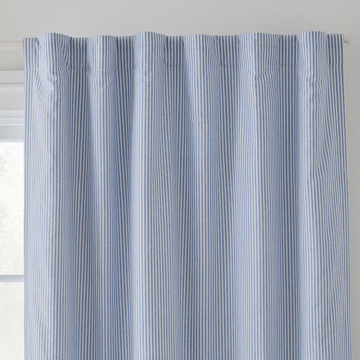 Oxford Stripe Linen Curtains | Standard & Made to Measure | Light Filtering or Blackout Liners