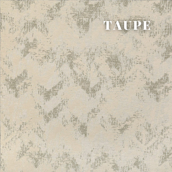 Textured Luxury Abstract Jacquard Cotton Curtains - Light Filtering or Blackout Window Drapes