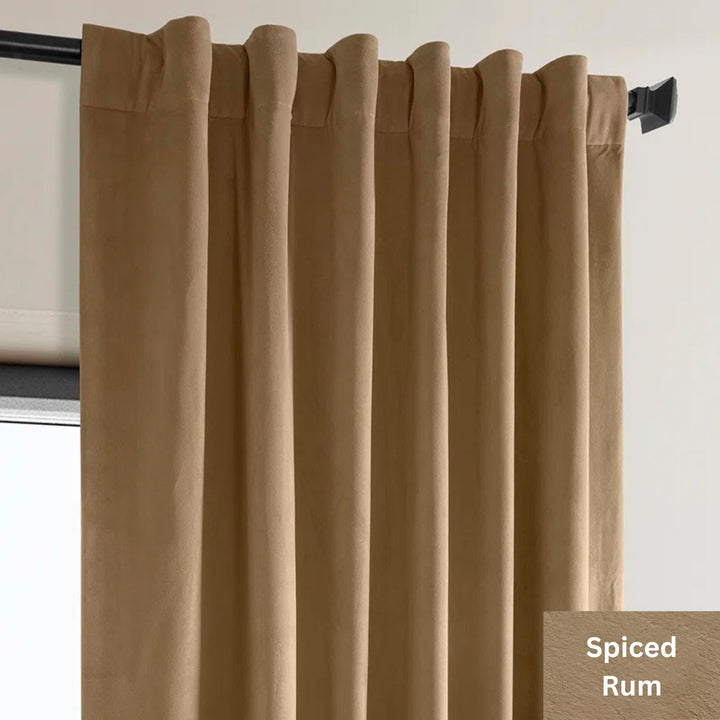 Luxury Velvet Curtains | Cotton Velvet | Thermal & Blackout Lining | Standard & Made to Measure Sizing
