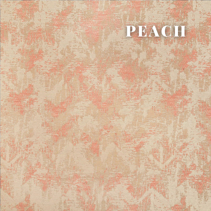 Textured Luxury Abstract Jacquard Cotton Curtains - Light Filtering or Blackout Window Drapes