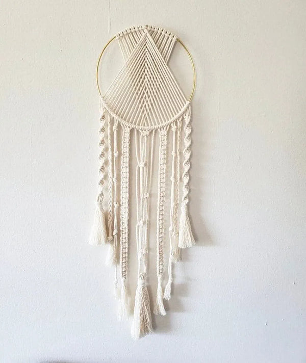 Dream Catcher Wall Hanging - 70cm | Macrame | Boho Chic