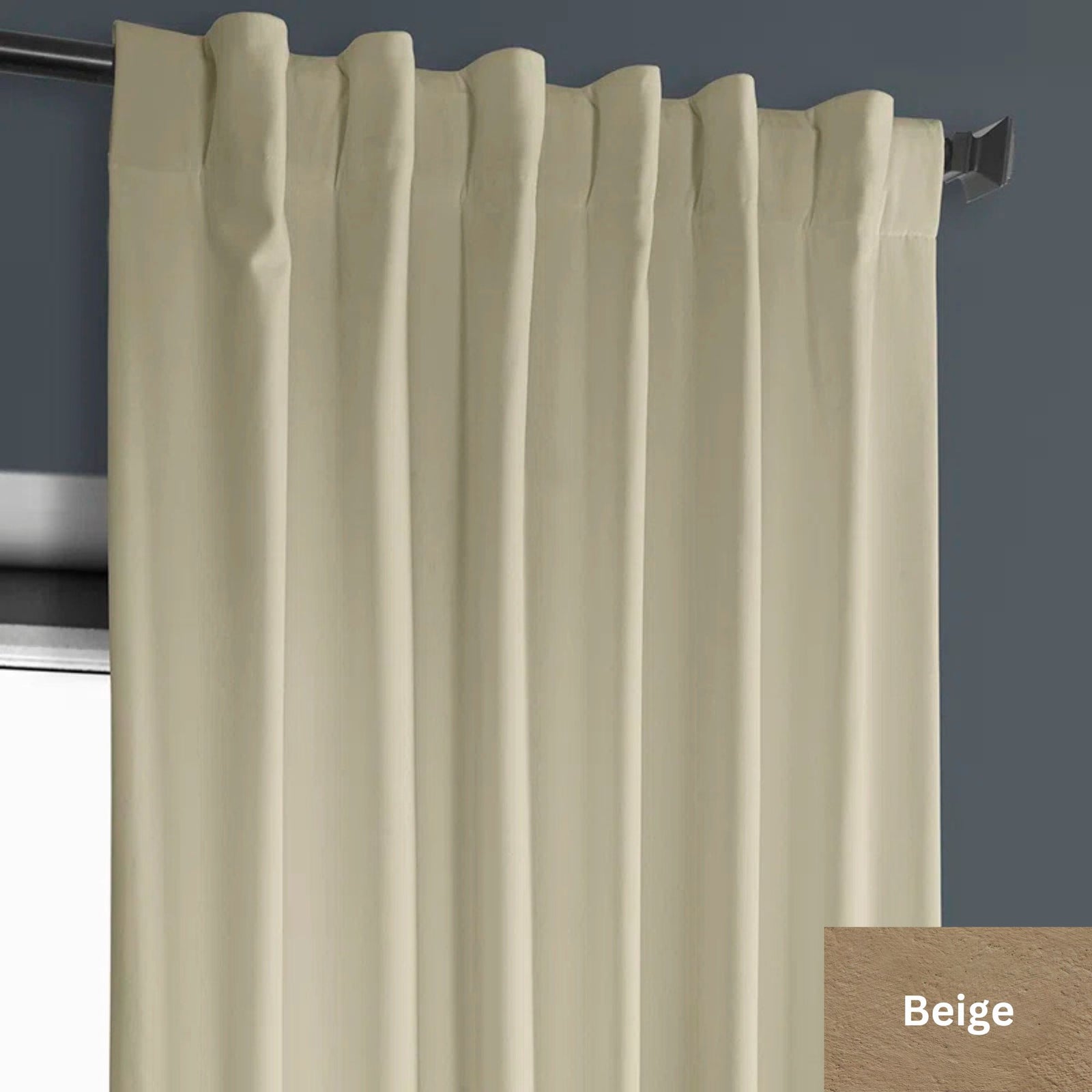 Luxury Velvet Curtains | Cotton Velvet | Thermal & Blackout Lining | Standard & Made to Measure Sizing