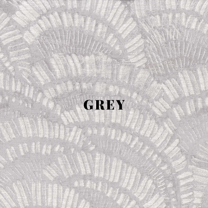 Textured Linen Curtains with Boho Pattern | 4 Colours | Pinch Pleated | Size & Liner Options