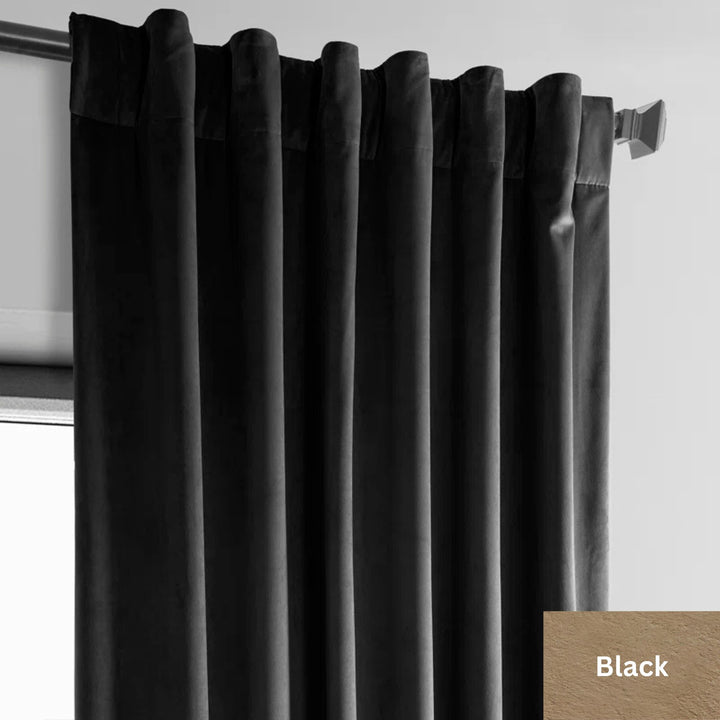 Luxury Velvet Curtains | Cotton Velvet | Thermal & Blackout Lining | Standard & Made to Measure Sizing