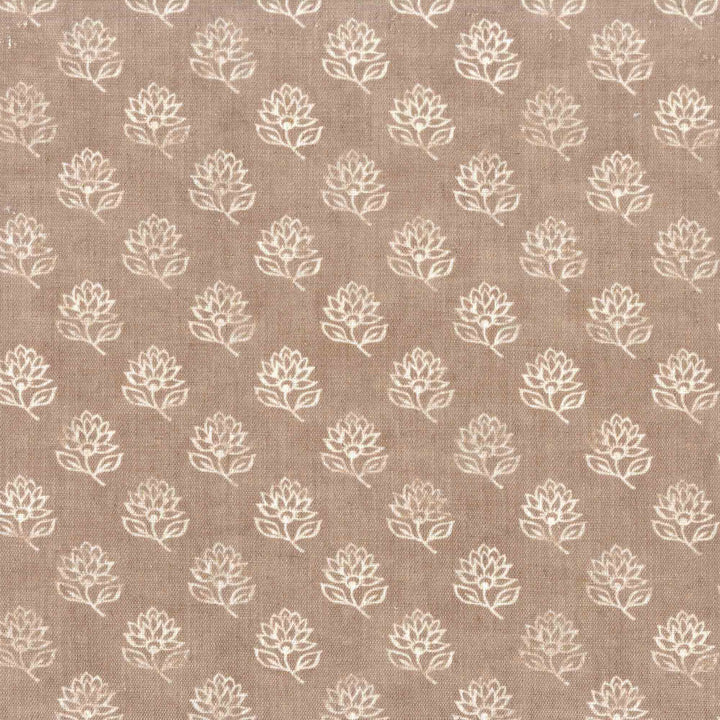 Aurelia Block Print Floral Linen Curtains UK | 3 Colours | Custom Size, Blackout & Cotton Lined