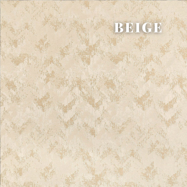 Textured Luxury Abstract Jacquard Cotton Curtains - Light Filtering or Blackout Window Drapes