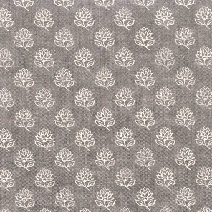 Aurelia Block Print Floral Linen Curtains UK | 3 Colours | Custom Size, Blackout & Cotton Lined