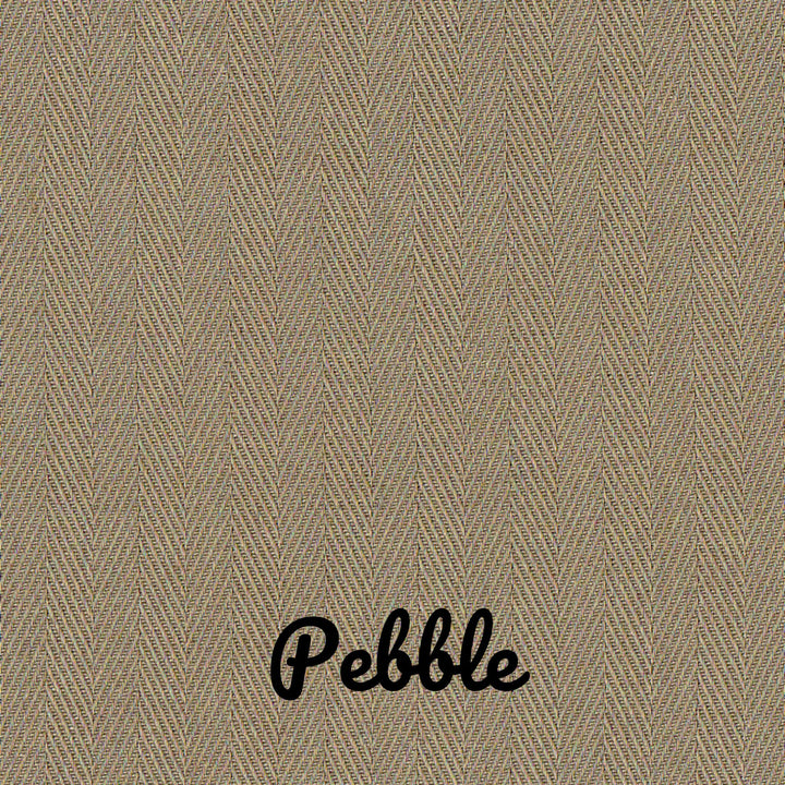 Premium Linen Herringbone Eyelet Curtains UK - Natural Light Filtering - Various Colours