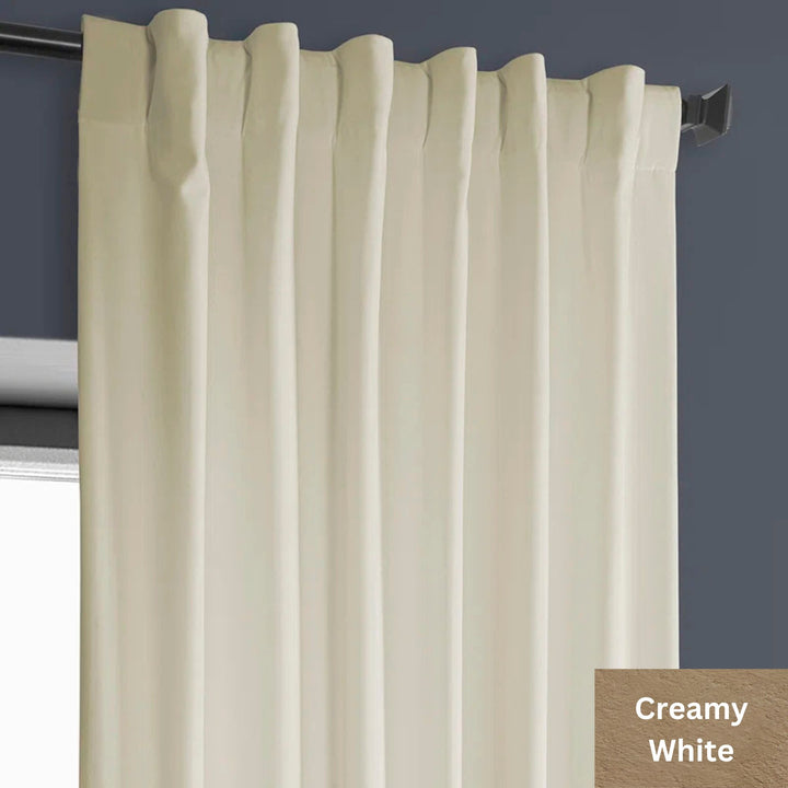 Luxury Velvet Curtains | Cotton Velvet | Thermal & Blackout Lining | Standard & Made to Measure Sizing