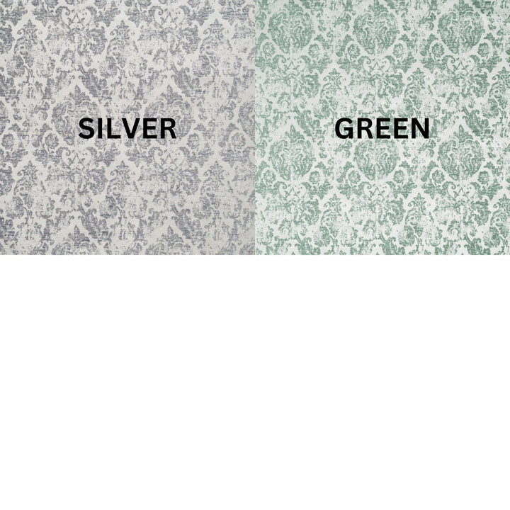 Jacquard Damask Linen Blend Curtains | 5 Colours | Pinch & Euro Pleats | Made-to-Measure
