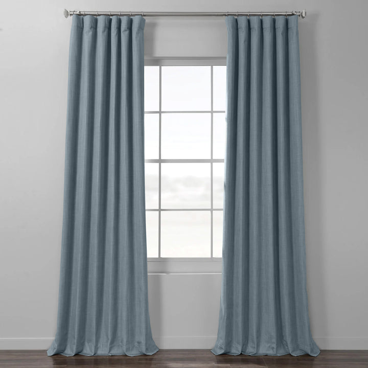 Textured Linen Curtains | Blackout / Light Filtering | Custom Made Curtains | Multiple Heading Styles