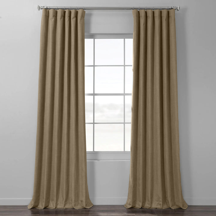 Textured Linen Curtains | Blackout / Light Filtering | Custom Made Curtains | Multiple Heading Styles