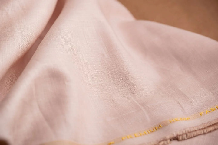 Organic Hemp Fabric - Milky White | 170gsm | 147cm | Curtains, Home Furnishings & Clothing