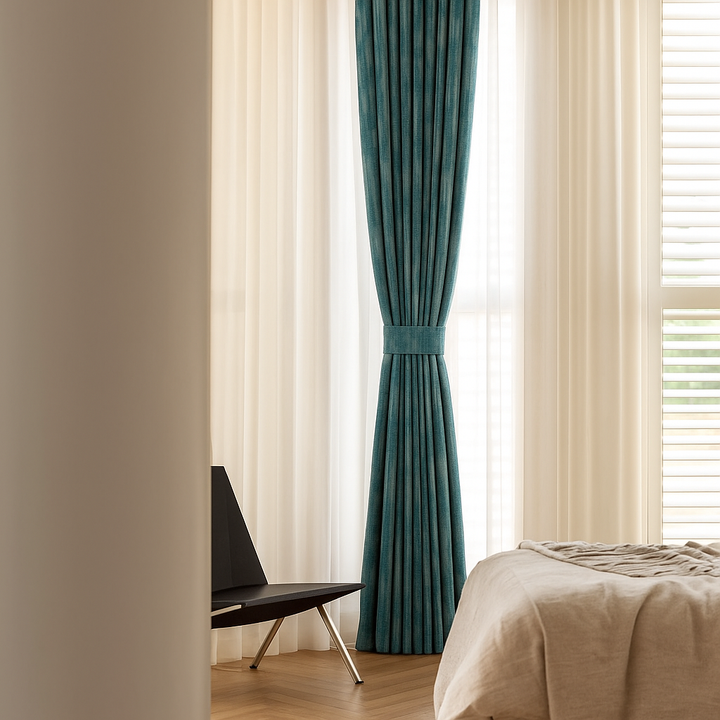 Luxury Velvet Curtains with Textured Abstract Bark Pattern – Custom Sizes – Light Filtering or 100% Blackout – 8 Colours – Rod or Track Compatible – OEKO-TEX Certified – Single or Pair