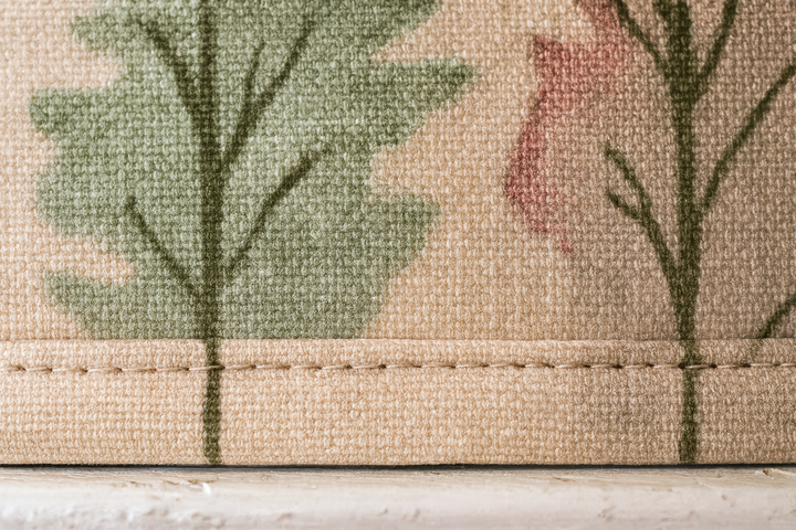 Custom Watercolour Forest Linen Roman Blinds – Made-to-Measure, OEKO-TEX 100, Blackout or Light-Filtering, Ships Worldwide