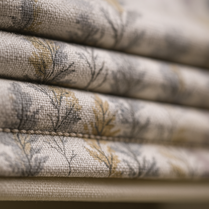 Watercolour Forest Printed Linen Roman Blind - Made-to-Measure – OEKO-TEX® 100 | Light-Filtering or 100 % Blackout Lining | Worldwide Delivery