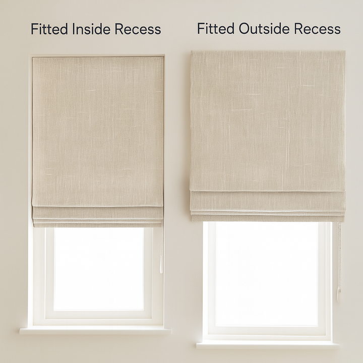 Harlequin Diamond Pure Linen Roman Blind – 5 Colourways | Made-to-Measure Kids & Nursery | Light-Filter or Blackout