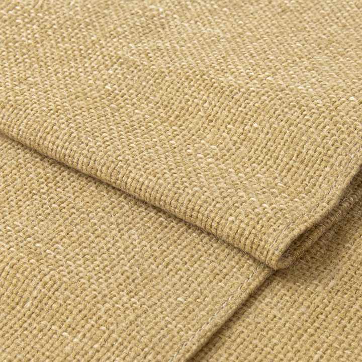 Organic Textured Linen-Cotton Corded Roman Blind – Custom Sizes, Light-Filtering or 100 % Blackout Liner | Inside & Outside Recess Fit | 8 Colours