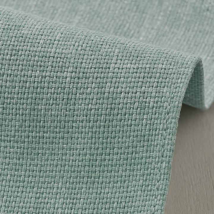 Organic Textured Linen-Cotton Corded Roman Blind – Custom Sizes, Light-Filtering or 100 % Blackout Liner | Inside & Outside Recess Fit | 8 Colours