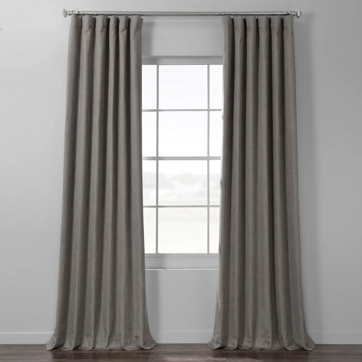 Textured Linen Curtains | Blackout / Light Filtering | Custom Made Curtains | Multiple Heading Styles