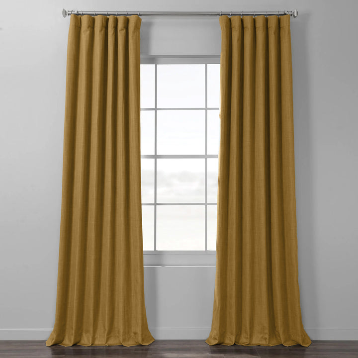 Textured Linen Curtains | Blackout / Light Filtering | Custom Made Curtains | Multiple Heading Styles