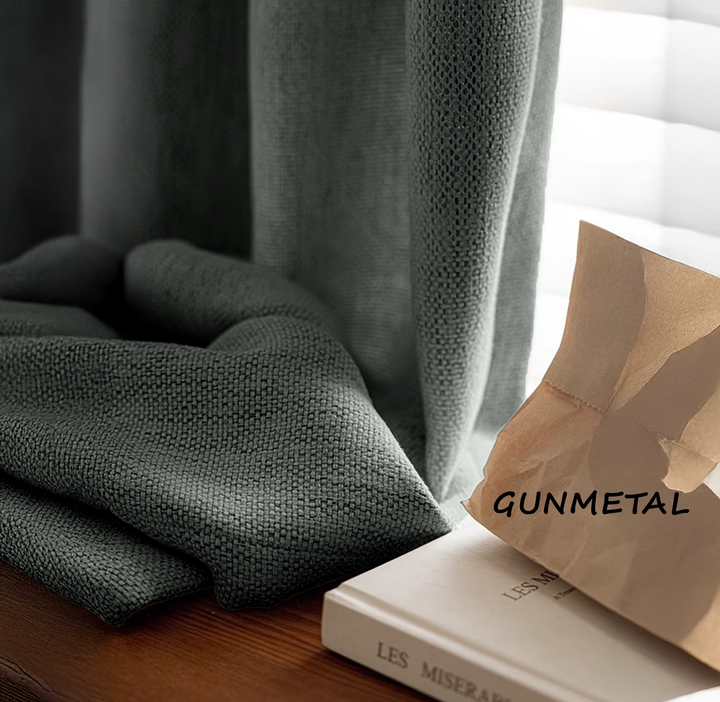 Artisan Weave Thick & Heavy GOTS Organic Cotton Curtains | 14 Colours | Standard/Made to Measure | Blackout/Light Filtering