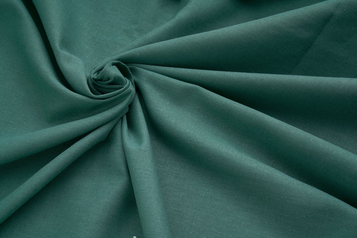 Teal Organic Hemp Fabric | 155gsm | Extra Wide (254cm) | GOTS Certified