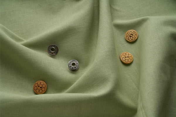 Extra Wide Width Hemp Fabric | 254cm | Pista Green | 170gsm | Curtain Fabric, Apparel Fabric