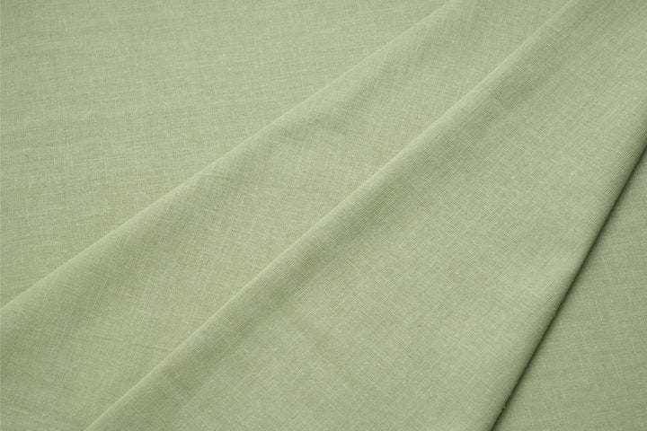 Extra Wide Width Hemp Fabric | 254cm | Pista Green | 170gsm | Curtain Fabric, Apparel Fabric