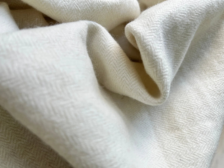 100% Merino Wool Fabric | 107cm Wide | Greige Finish | Soft & Warm