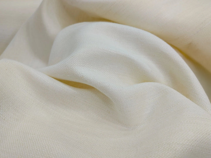 Organic Hemp Fabric - Off White | 240gsm | 147cm | GOTS Certified | Perfect for Curtains, Upholstery & Clothing