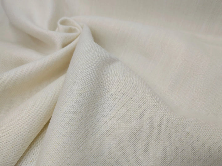 Organic Hemp Fabric - Off White | 240gsm | 147cm | GOTS Certified | Perfect for Curtains, Upholstery & Clothing