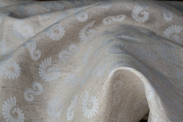Helix Jacquard Hemp Fabric | Natural | Organic | 145gsm | 147cm Wide