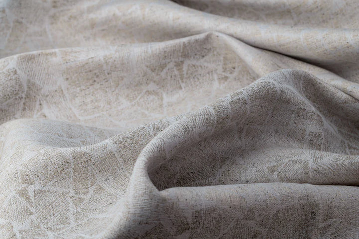 Organic Hemp Fabric - Natural | Stone Pattern | 145gsm | Textured Weave