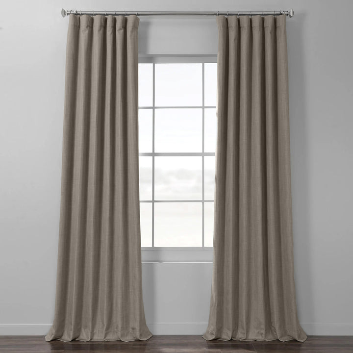 Textured Linen Curtains | Blackout / Light Filtering | Custom Made Curtains | Multiple Heading Styles