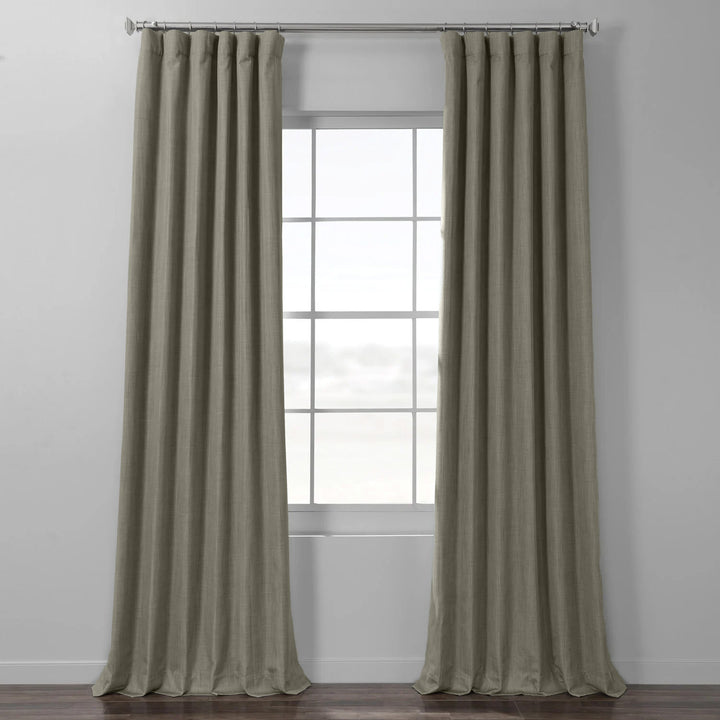 Textured Linen Curtains | Blackout / Light Filtering | Custom Made Curtains | Multiple Heading Styles