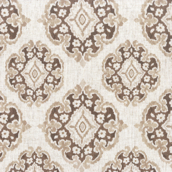 Casablanca Medallion Pure Linen Curtains | 7 Colours | Custom Size Available | Blackout or Cotton Lined