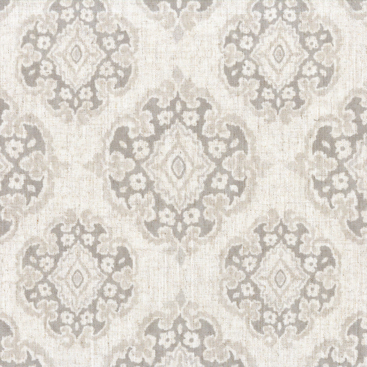 Casablanca Medallion Pure Linen Curtains | 7 Colours | Custom Size Available | Blackout or Cotton Lined