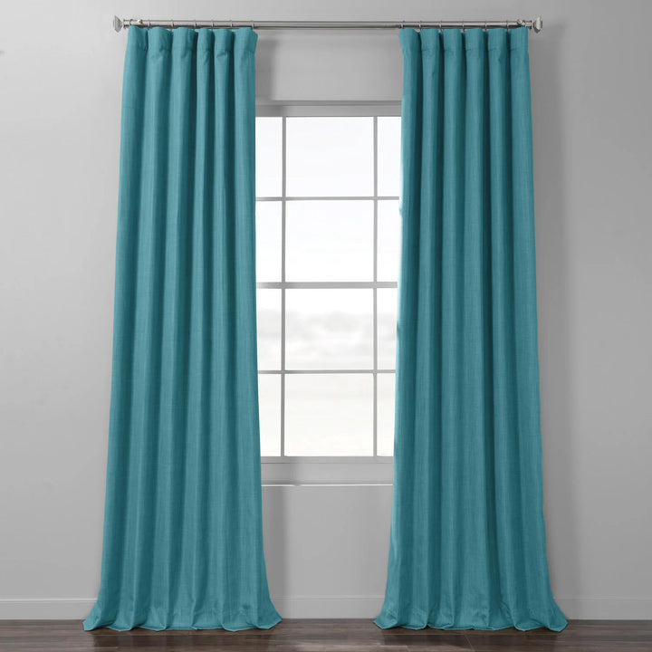 Textured Linen Curtains | Blackout / Light Filtering | Custom Made Curtains | Multiple Heading Styles