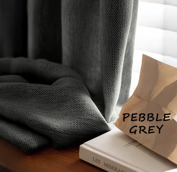 Artisan Weave Thick & Heavy GOTS Organic Cotton Curtains | 14 Colours | Standard/Made to Measure | Blackout/Light Filtering