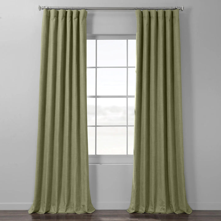 Textured Linen Curtains | Blackout / Light Filtering | Custom Made Curtains | Multiple Heading Styles