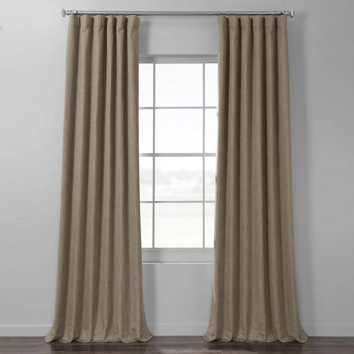 Textured Linen Curtains | Blackout / Light Filtering | Custom Made Curtains | Multiple Heading Styles
