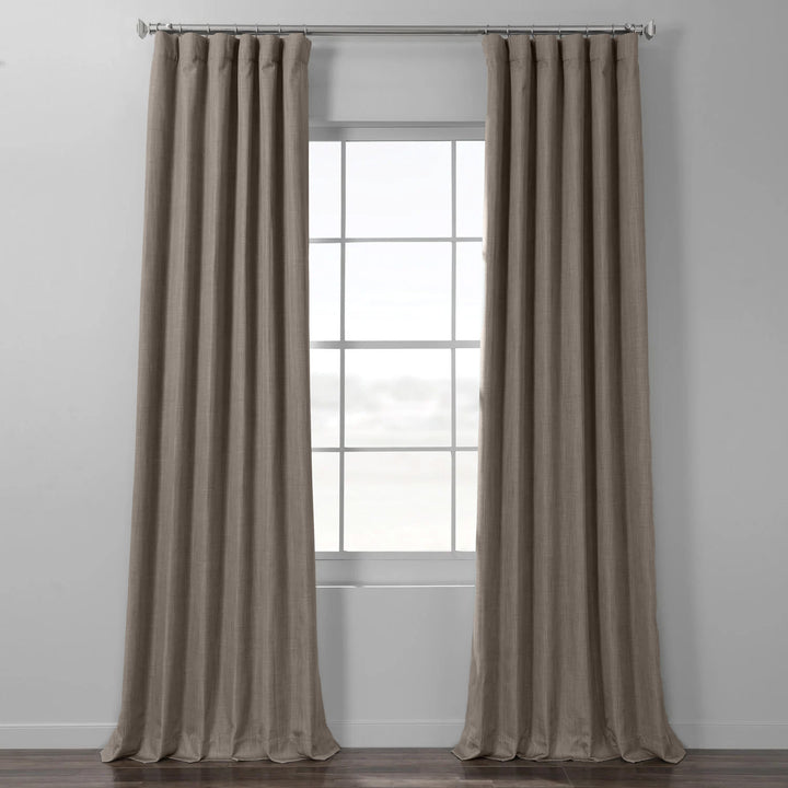 Textured Linen Curtains | Blackout / Light Filtering | Custom Made Curtains | Multiple Heading Styles