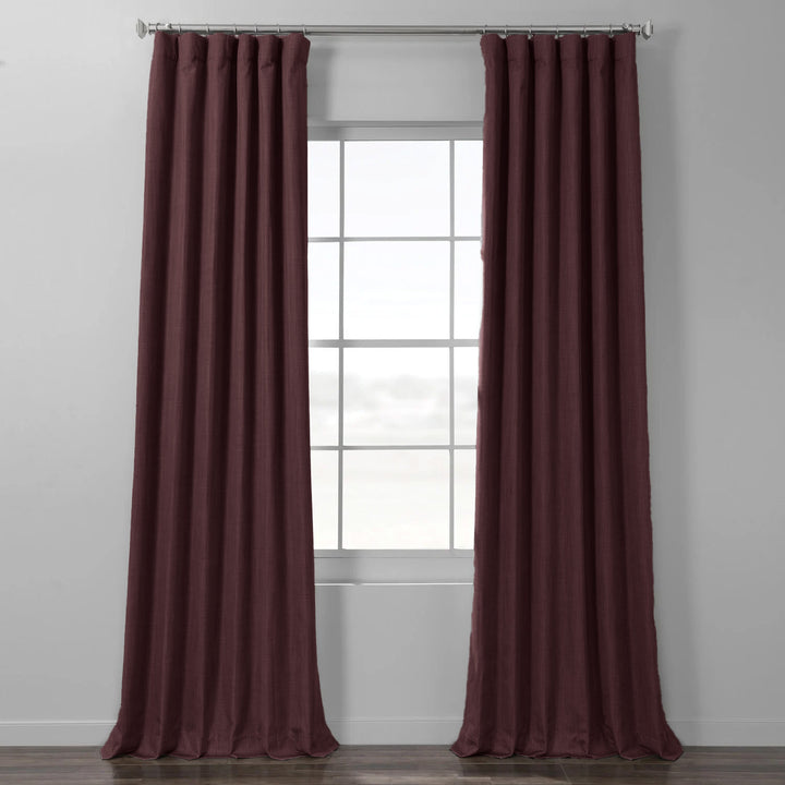 Textured Linen Curtains | Blackout / Light Filtering | Custom Made Curtains | Multiple Heading Styles