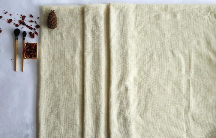 Natural Undyed 100% Pure Wool Blackout Curtains | Custom Made to Measure | Choice of Liners & Heading Styles