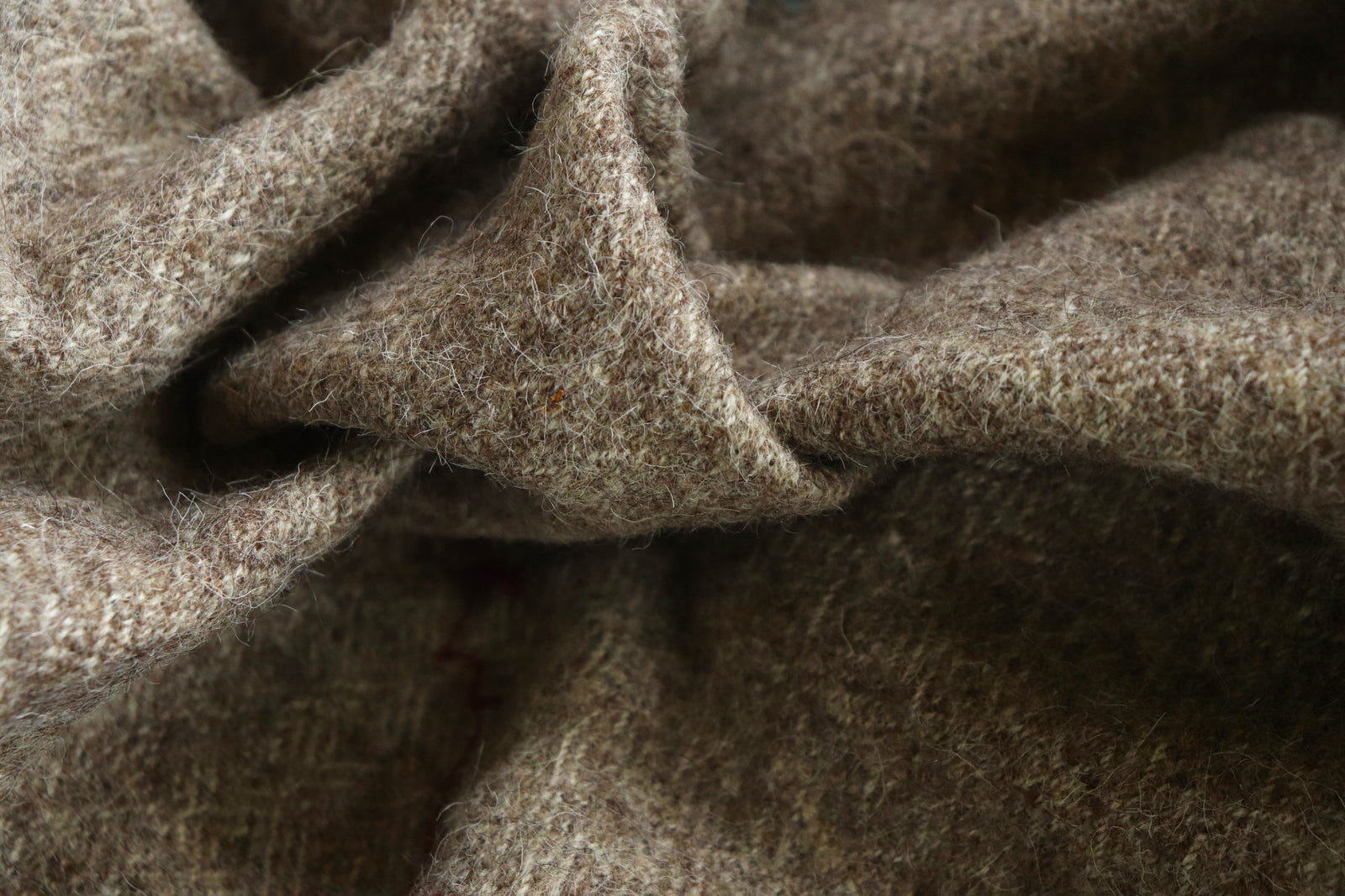 Organic Himalayan Sheep Wool Fabric | 79cm Wide | Greige Finish